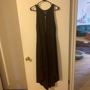 High-Low Zip Dress - Like new!